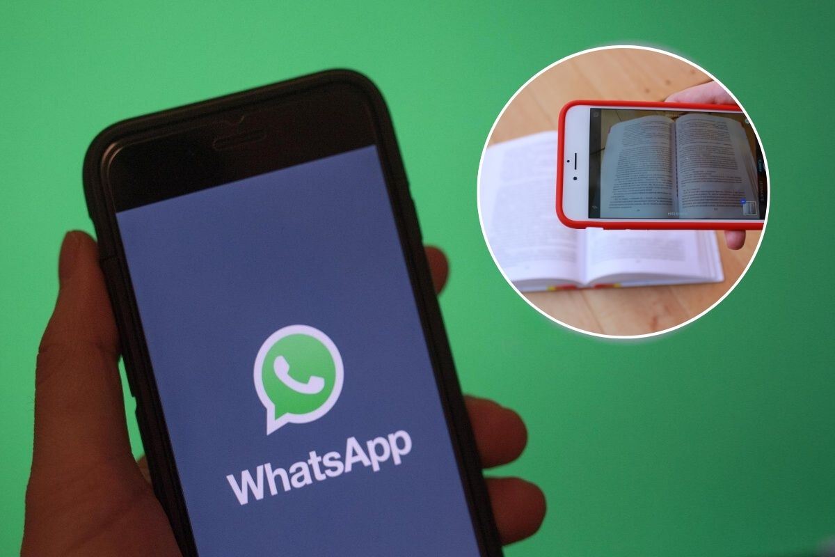 WhatsApp smartphone usato come scanner