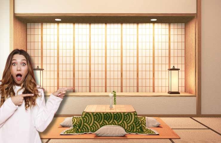 kotatsu giapponese per riscaldare la casa